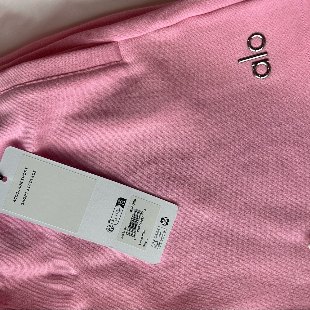 ALO Yoga Pink Athletic Shorts - Picture 8 of 8